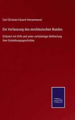 bokomslag Verfassung des norddeutschen Bundes