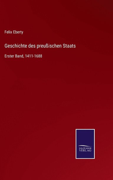 bokomslag Geschichte des preuischen Staats