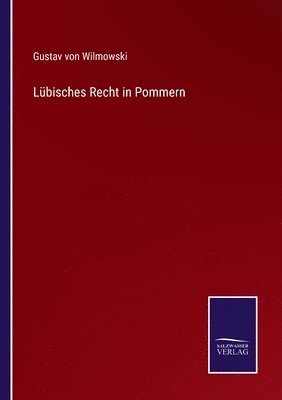 bokomslag Lübisches Recht in Pommern