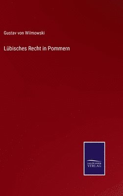bokomslag Lübisches Recht in Pommern