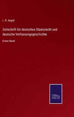 bokomslag Zeitschrift fr deutsches Staatsrecht und deutsche Verfassungsgeschichte