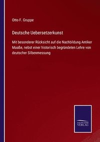 bokomslag Deutsche Uebersetzerkunst