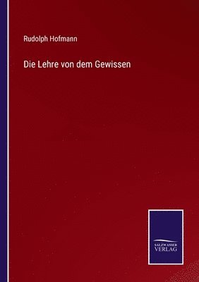 bokomslag Lehre von dem Gewissen