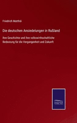 bokomslag deutschen Ansiedelungen in Rußland