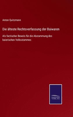 älteste Rechtsverfassung der Baiwaren