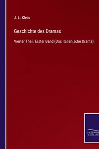 bokomslag Geschichte des Dramas