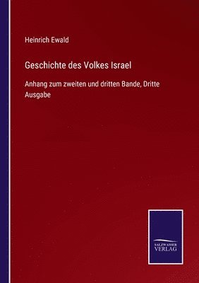 bokomslag Geschichte des Volkes Israel