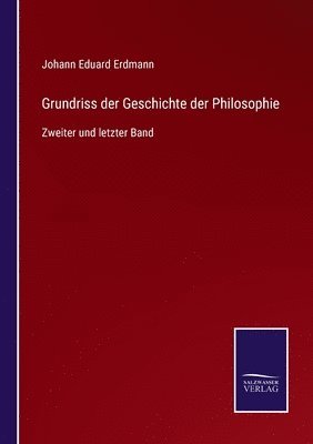 bokomslag Grundriss der Geschichte der Philosophie