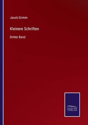 Kleinere Schriften 1