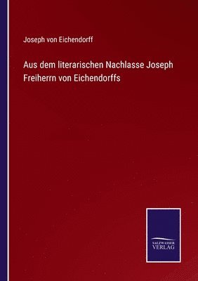 bokomslag Aus dem literarischen Nachlasse Joseph Freiherrn von Eichendorffs