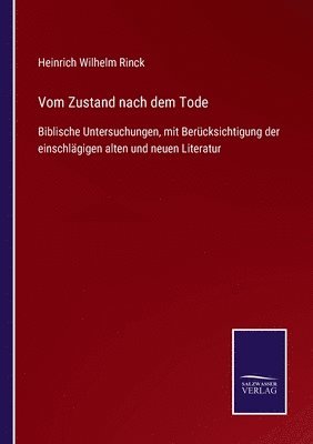 bokomslag Vom Zustand nach dem Tode