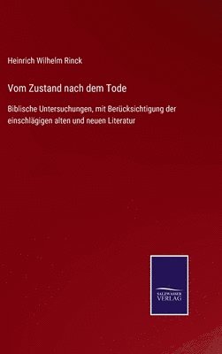 bokomslag Vom Zustand nach dem Tode