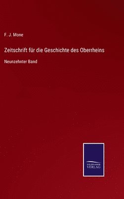 bokomslag Zeitschrift fr die Geschichte des Oberrheins