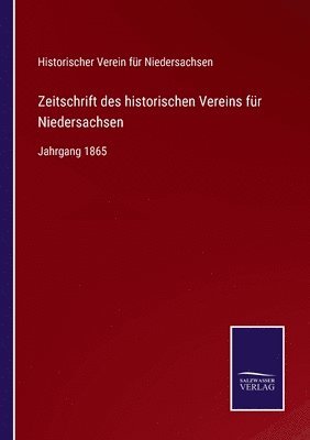 bokomslag Zeitschrift des historischen Vereins für Niedersachsen