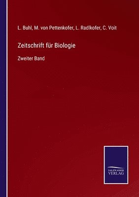 bokomslag Zeitschrift fur Biologie