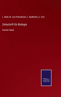 bokomslag Zeitschrift fr Biologie