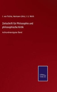 bokomslag Zeitschrift fr Philosophie und philosophische Kritik