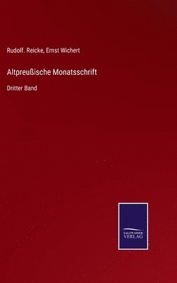 bokomslag Altpreußische Monatsschrift
