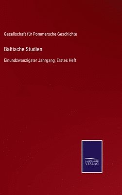 bokomslag Baltische Studien