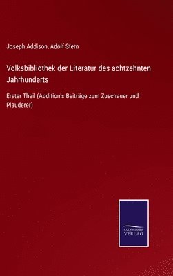 bokomslag Volksbibliothek der Literatur des achtzehnten Jahrhunderts