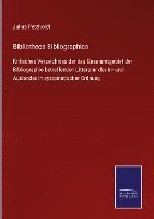 bokomslag Bibliotheca Bibliographica