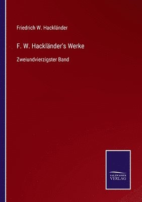 bokomslag F. W. Hacklnder's Werke