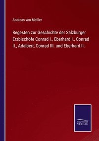 bokomslag Regesten zur Geschichte der Salzburger Erzbischfe Conrad I., Eberhard I., Conrad II., Adalbert, Conrad III. und Eberhard II.