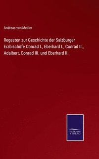 bokomslag Regesten zur Geschichte der Salzburger Erzbischfe Conrad I., Eberhard I., Conrad II., Adalbert, Conrad III. und Eberhard II.