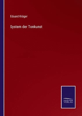 bokomslag System der Tonkunst