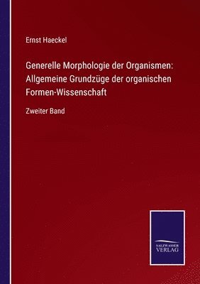 bokomslag Generelle Morphologie der Organismen