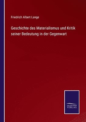 bokomslag Geschichte des Materialismus und Kritik seiner Bedeutung in der Gegenwart