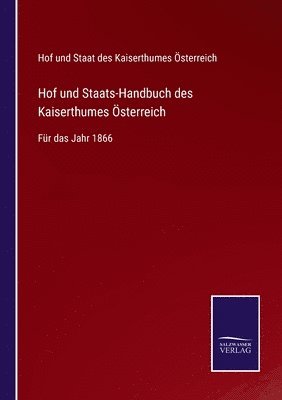 Hof und Staats-Handbuch des Kaiserthumes sterreich 1