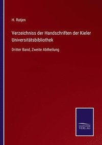 bokomslag Verzeichniss der Handschriften der Kieler Universittsbibliothek