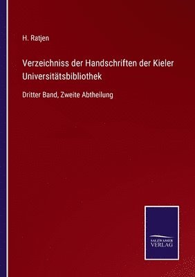 Verzeichniss der Handschriften der Kieler Universittsbibliothek 1