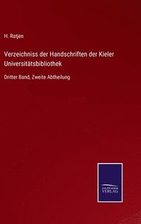 bokomslag Verzeichniss der Handschriften der Kieler Universittsbibliothek