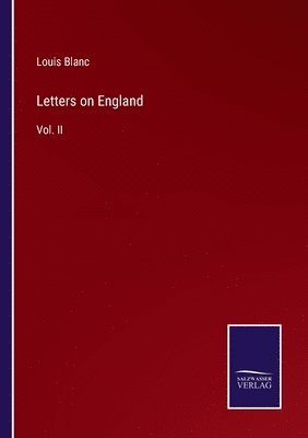 bokomslag Letters on England