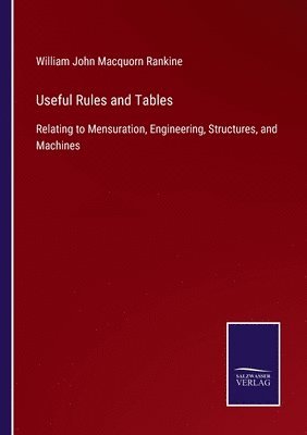 Useful Rules and Tables 1