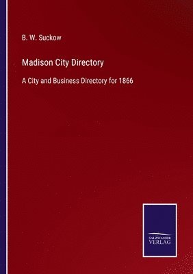 bokomslag Madison City Directory