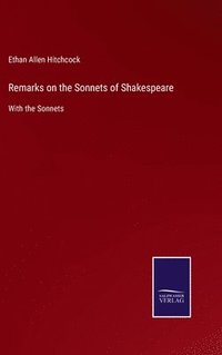 bokomslag Remarks on the Sonnets of Shakespeare