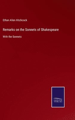 bokomslag Remarks on the Sonnets of Shakespeare