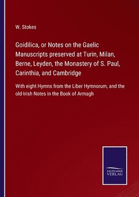 Goidilica, or Notes on the Gaelic Manuscripts preserved at Turin, Milan, Berne, Leyden, the Monastery of S. Paul, Carinthia, and Cambridge 1