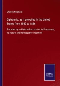 bokomslag Diphtheria, as it prevailed in the United States from 1860 to 1866