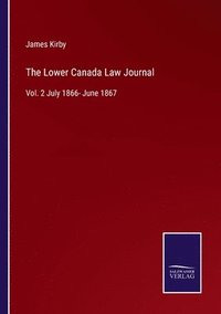 bokomslag The Lower Canada Law Journal
