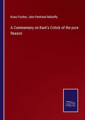 bokomslag A Commentary on Kant's Critick of the pure Reason