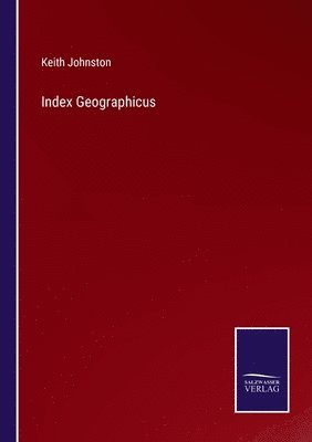 bokomslag Index Geographicus