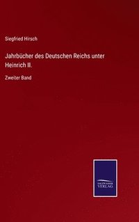 bokomslag Jahrbücher des Deutschen Reichs unter Heinrich II.
