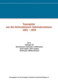 bokomslag Trauregister aus Kirchenbuchern Sudniedersachsens 1801 - 1850