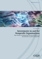 bokomslag Investments in and for Nonprofit Organizations