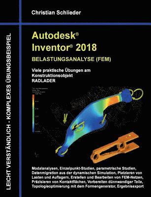 bokomslag Autodesk Inventor 2018 - Belastungsanalyse (FEM)