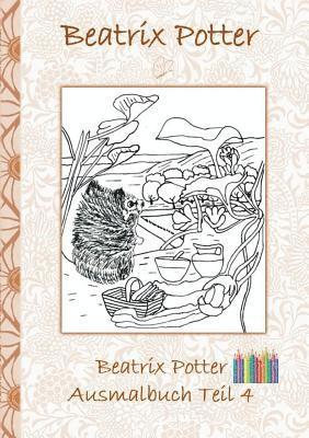 bokomslag Beatrix Potter Ausmalbuch Teil 4 ( Peter Hase )